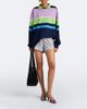 Versace Versace Tina striped denim pumps - 4