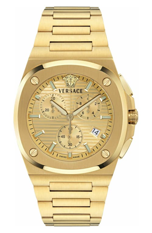 Versace Versace Tolomeo Chronograph Bracelet Watch, 40mm