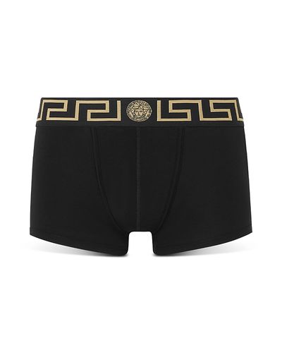 Versace Versace Topeka Cotton Low Rise Logo Trunks