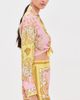 Versace Versace Twill Print Silk Shirt Pale Yellow+Rose Quartz - 4