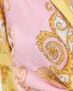 Versace Versace Twill Print Silk Shirt Pale Yellow+Rose Quartz - 6