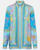 Versace Versace Underwater Barocco silk twill shirt - 1
