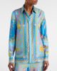 Versace Versace Underwater Barocco silk twill shirt - 6