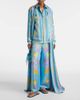 Versace Versace Underwater Barocco silk twill shirt - 7