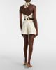 Versace Versace Underwater Barocco silk twill shorts - 3