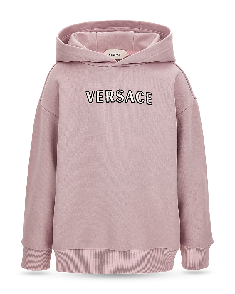 Versace Versace Unisex Embroidered Logo Fleece Hoodie