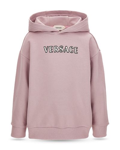 Versace Versace Unisex Embroidered Logo Fleece Hoodie