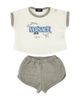 Versace Versace Unisex Fleece Logo Top and Shorts Set - 1