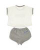 Versace Versace Unisex Fleece Logo Top and Shorts Set - 2