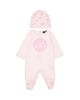Versace Versace Unisex Jersey Medusa Dots Footie and Hat Set - 1