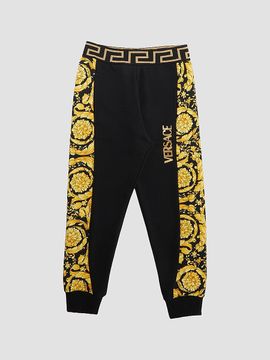 Versace Versace Unisex Little Kid's & Kid's Barocco Cotton Sweatpants