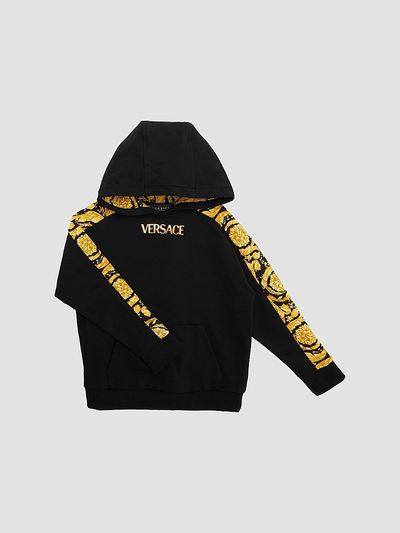 Versace Versace Unisex Little Kid's & Kid's Foil Stamp Logo Barocco Sweatshirt