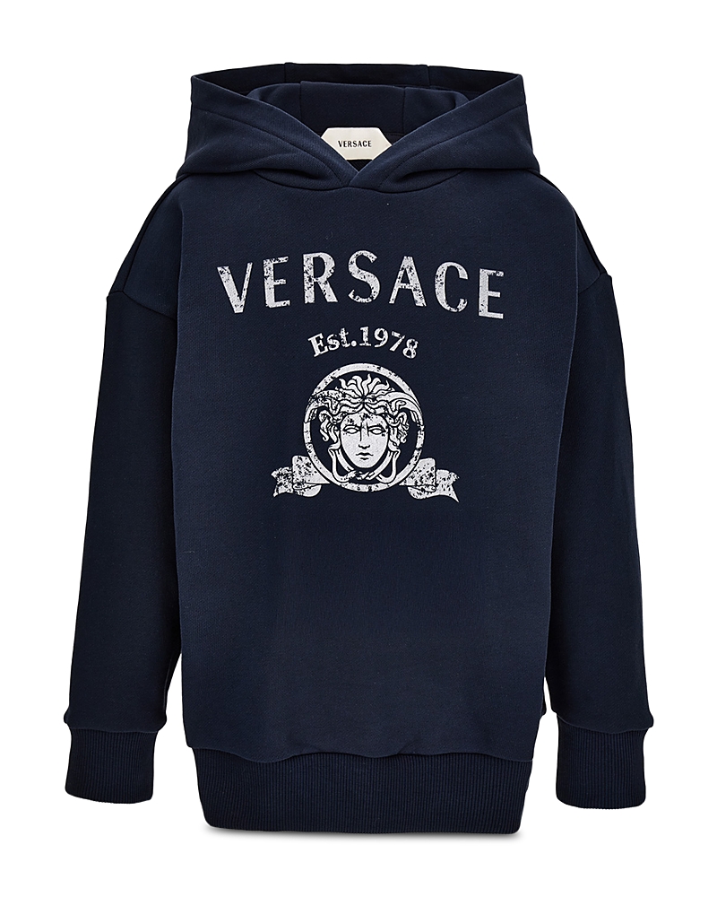 Versace Versace Unisex Varsity Print Fleece Hoodie