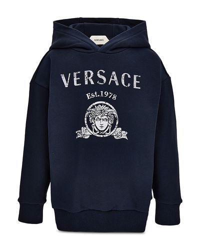 Versace Versace Unisex Varsity Print Fleece Hoodie