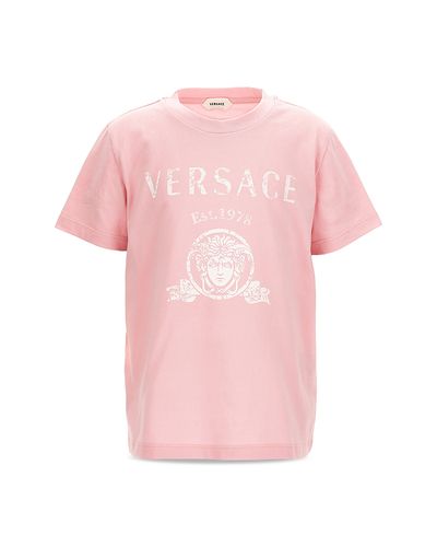 Versace Versace Unisex Varsity Print Jersey Tee