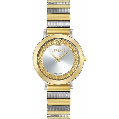 Versace Versace V-Libra Two-Tone Bracelet Watch, 35mm