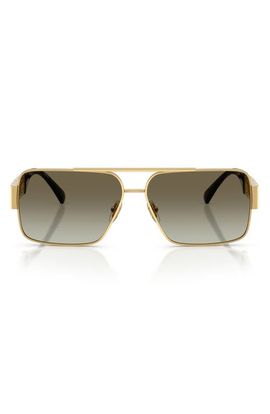 Versace Versace VE2290 61mm Gradient Rectangular Sunglasses