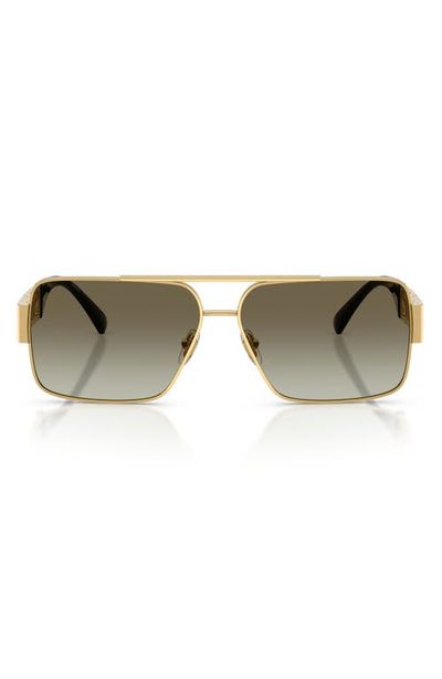 Versace Versace VE2290 61mm Gradient Rectangular Sunglasses