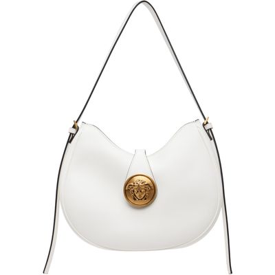Versace Versace White Emblème Nappa Bag