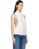 Versace Versace White Embroidered Stretch Cotton-Jersey Tank Top - 2
