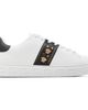Versace Versace White Greca Embellished Nylon Sneakers - 1