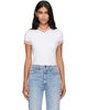 Versace Versace White Jacquard Stretch Cotton-Jersey T-shirt - 1