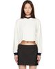 Versace Versace White Stretch Cotton-Jersey Long-Sleeved T-shirt - 1