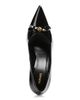 Versace Versace Women's Gianni Ribbon Patent Leather Pumps - 4