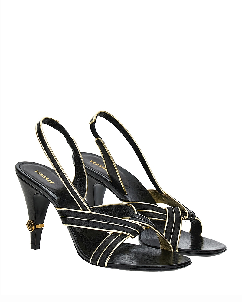 Versace Versace Women's Leather Slingback Sandals