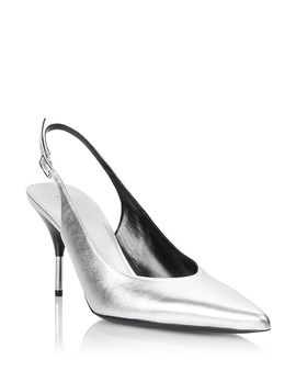 Versace Versace Women's Nyx Leather Slingbacks