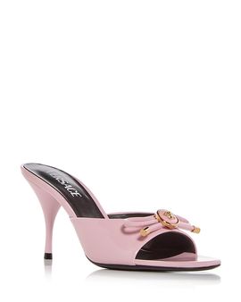 Versace Versace Women's Opera Bow 85mm Patent Mule Sandals