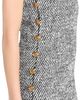 Versace Versace Wool & Silk Button Trim Dress - 5