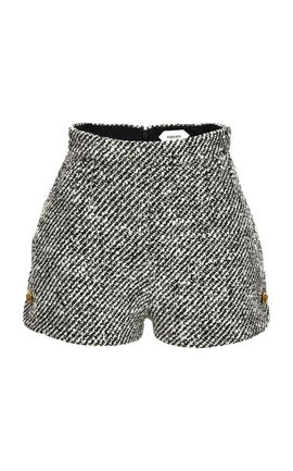 Versace Versace Wool Boucle Mini Shorts