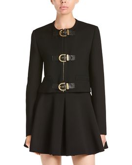 Versace Versace Wool Buckle Front Jacket