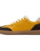 Versace Versace Yellow Greca Court Nappa & Suede Sneakers - 3