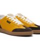 Versace Versace Yellow Greca Court Nappa & Suede Sneakers - 4