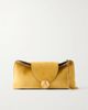 VERSACE Vivienne logo-embellished suede clutch - 1
