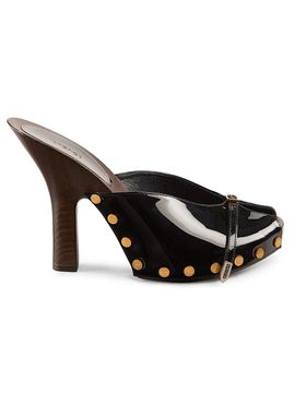 Versace Women's 105MM Studded Leather Clogs