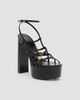 Versace Women's 140MM Medusa-Detail Leather Platform Sandals - 2