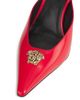 Versace Women's 85MM Patent Leather Medusa Pumps - 4