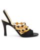 Versace Women's 90MM Embellished Leather Slingback Sandals - 1