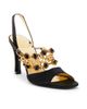 Versace Women's 90MM Embellished Leather Slingback Sandals - 2