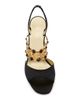 Versace Women's 90MM Embellished Leather Slingback Sandals - 4