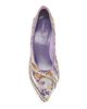 Versace Women's 90MM Embellished Point-Toe Pumps - 4