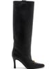 Versace Women's 90MM Medusa Leather Knee-High Boots - 7