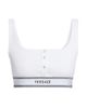 Versace Women's Bio Cotton Rib-Knit Bra - 1