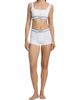 Versace Women's Bio Cotton Rib-Knit Bra - 2