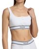 Versace Women's Bio Cotton Rib-Knit Bra - 6