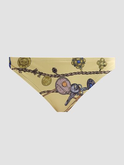 Versace Women's Broken Jewels Printed Swim Bottoms