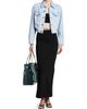 Versace Women's Denim Chambray Blouson Trucker Jacket - 2